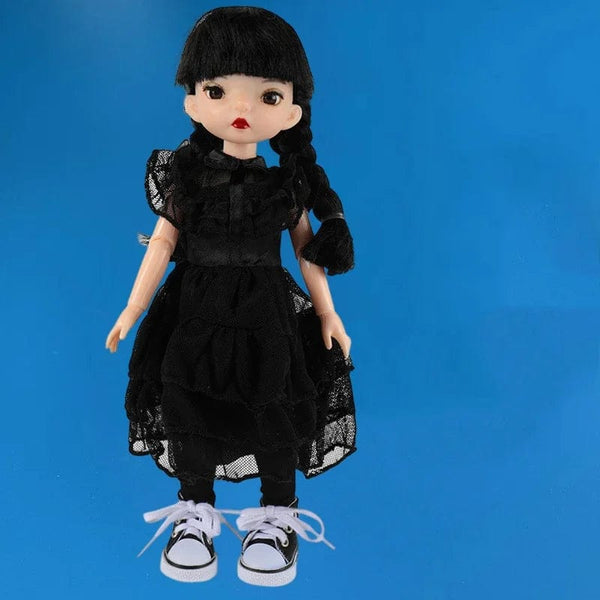 Planet Gates 1 Fashion 1/6 Bjd Doll Black Braid 30cm Doll Multiple Joint Mobility Girls Kids Doll Toy Gift