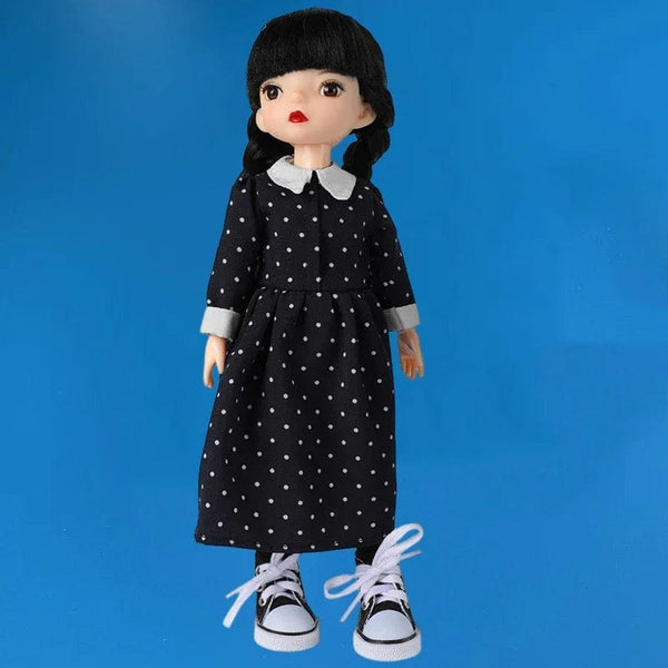 Planet Gates 1 Fashion 1/6 Bjd Doll Black Braid 30cm Doll Multiple Joint Mobility Girls Kids Doll Toy Gift