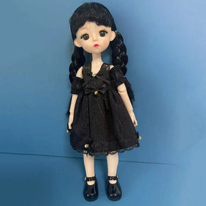 Planet Gates 1 Fashion 1/6 Bjd Doll Black Braid 30cm Doll Multiple Joint Mobility Girls Kids Doll Toy Gift