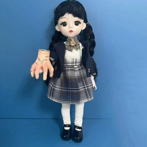 Planet Gates 1 Fashion 1/6 Bjd Doll Black Braid 30cm Doll Multiple Joint Mobility Girls Kids Doll Toy Gift