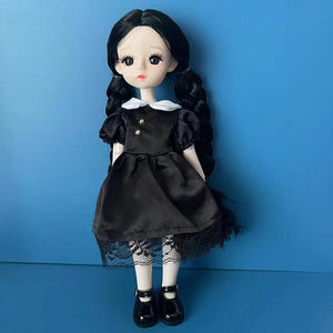 Planet Gates 1 Fashion 1/6 Bjd Doll Black Braid 30cm Doll Multiple Joint Mobility Girls Kids Doll Toy Gift