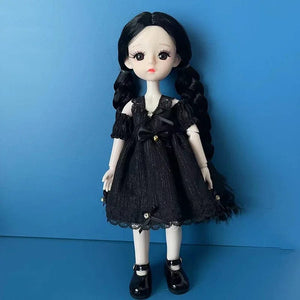 Planet Gates 1 Fashion 1/6 Bjd Doll Black Braid 30cm Doll Multiple Joint Mobility Girls Kids Doll Toy Gift