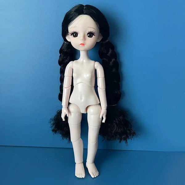 Planet Gates 1 Fashion 1/6 Bjd Doll Black Braid 30cm Doll Multiple Joint Mobility Girls Kids Doll Toy Gift