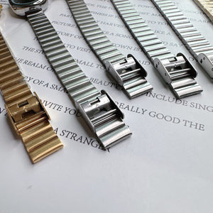 Planet Gates 1 Fashion Luxury Women Quartz Watch Stainless Steel Oval Small Dial Bamboo Strap Girl Student Wristwatch Dropshipping Relogio