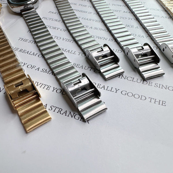 Planet Gates 1 Fashion Luxury Women Quartz Watch Stainless Steel Oval Small Dial Bamboo Strap Girl Student Wristwatch Dropshipping Relogio