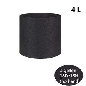 Planet Gates 1 gallon(no hand) / CHINA Planting bag black/grey potato fabric vegetable seedling  growing pot garden tools 1-15 gallon eco-friendly grow bag