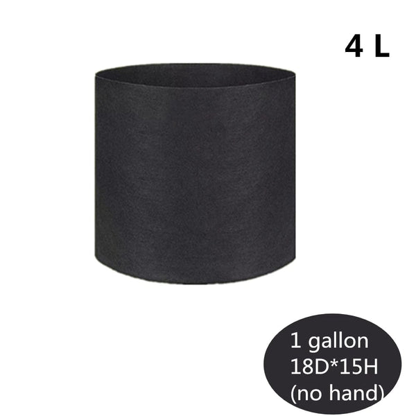 Planet Gates 1 gallon(no hand) / CHINA Planting bag black/grey potato fabric vegetable seedling  growing pot garden tools 1-15 gallon eco-friendly grow bag