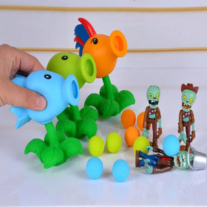 Planet Gates 1 hot Plants vs Zombies Peashooter PVC Action anime Figure Model pvz Toy Gifts Toys For Children High Quality launch plants