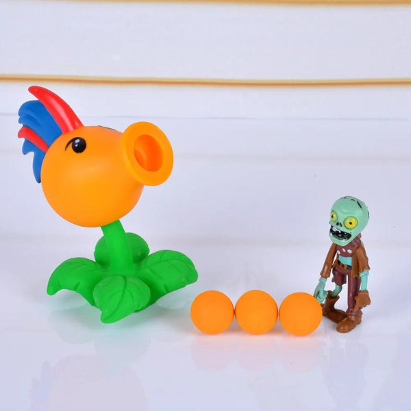 Planet Gates 1 hot Plants vs Zombies Peashooter PVC Action anime Figure Model pvz Toy Gifts Toys For Children High Quality launch plants