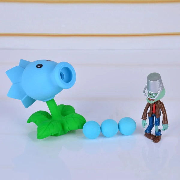 Planet Gates 1 hot Plants vs Zombies Peashooter PVC Action anime Figure Model pvz Toy Gifts Toys For Children High Quality launch plants
