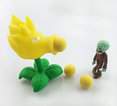 Planet Gates 1 hot Plants vs Zombies Peashooter PVC Action anime Figure Model pvz Toy Gifts Toys For Children High Quality launch plants