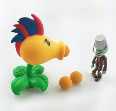 Planet Gates 1 hot Plants vs Zombies Peashooter PVC Action anime Figure Model pvz Toy Gifts Toys For Children High Quality launch plants