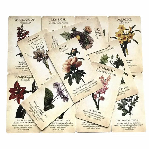 Planet Gates 1 Hot sales Botanical Inspirations Oracle Tarot Card Fate Divination Prophecy Card Family Party Game Toy Tarot 44 Card Deck Guide