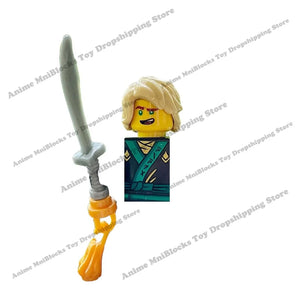 Planet Gates 1 Kai Jay Cole Nya Shinobi Morro's Kid Anime Figs Bricks Dolls Lloyd Action Toy Figura Building Blocks Model Assembling Toys Doll