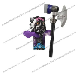 Planet Gates 1 Kai Jay Cole Nya Shinobi Morro's Kid Anime Figs Bricks Dolls Lloyd Action Toy Figura Building Blocks Model Assembling Toys Doll