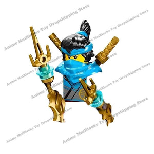 Planet Gates 1 Kai Jay Cole Nya Shinobi Morro's Kid Anime Figs Bricks Dolls Lloyd Action Toy Figura Building Blocks Model Assembling Toys Doll