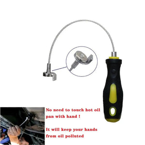 Planet Gates 1 kit Oil Drain Plug Removal Tool Strong Magnetic Oil Plug Remover Wrench Anti Scald Auto Car Maintenance Tool