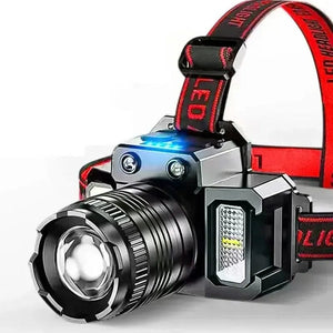 Planet Gates 1 LED Sensor Headlamp Camping Search Light Head Flashlight Rechargeable Powerful Head Lamp Front Lanterns Headlights 5 Styles