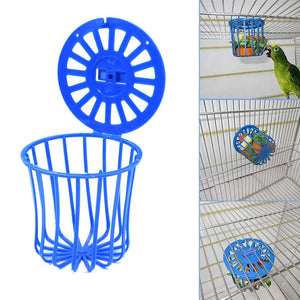 Planet Gates 1 Legendog 1pc Creative Multi-Purpose Cage Hanging Toys Bird Fruit Vegetable Feeder Basket Parrot Window Bird Feeder
