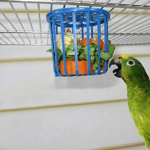 Planet Gates 1 Legendog 1pc Creative Multi-Purpose Cage Hanging Toys Bird Fruit Vegetable Feeder Basket Parrot Window Bird Feeder