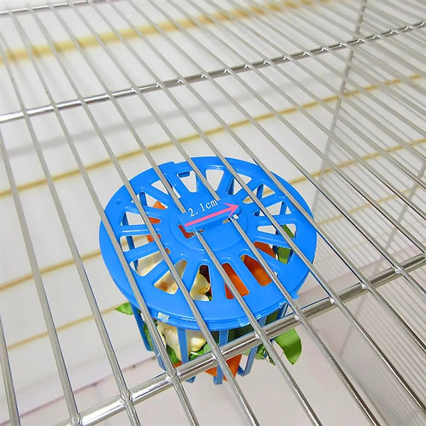Planet Gates 1 Legendog 1pc Creative Multi-Purpose Cage Hanging Toys Bird Fruit Vegetable Feeder Basket Parrot Window Bird Feeder