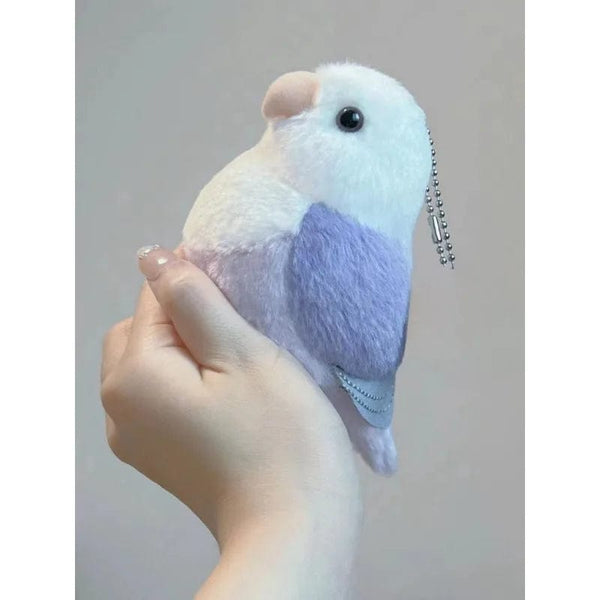 Planet Gates 1 Lovebird Parrot High Fidelity Peony Parrot Plushie Budgerigar Budgie Plush Toys Lifelike Animals Simulation Stuffed Doll Toy
