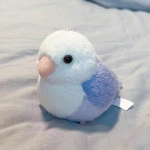 Planet Gates 1 Lovebird Parrot High Fidelity Peony Parrot Plushie Budgerigar Budgie Plush Toys Lifelike Animals Simulation Stuffed Doll Toy