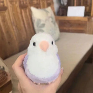 Planet Gates 1 Lovebird Parrot High Fidelity Peony Parrot Plushie Budgerigar Budgie Plush Toys Lifelike Animals Simulation Stuffed Doll Toy