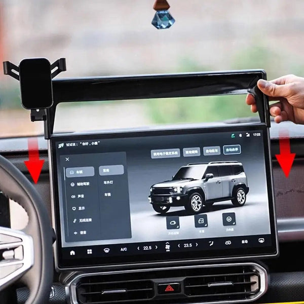 Planet Gates 1 mobile phone holder + 1 base For Jetour T2 2023 2024 Car Phone Holder Bracket GPS Stand Mobile Accessories T0B2