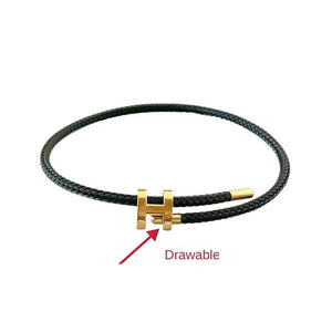 Planet Gates 1 Multicolor Bracelet Fashion No Fade Waterproof Wire Rope Stainless Steel DIY Handwoven Bracelet Couple