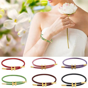 Planet Gates 1 Multicolor Bracelet Fashion No Fade Waterproof Wire Rope Stainless Steel DIY Handwoven Bracelet Couple