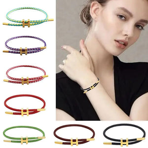 Planet Gates 1 Multicolor Bracelet Fashion No Fade Waterproof Wire Rope Stainless Steel DIY Handwoven Bracelet Couple