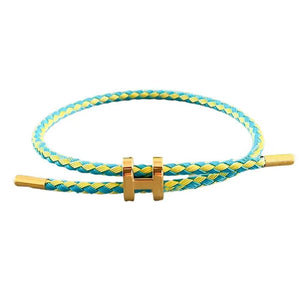 Planet Gates 1 Multicolor Bracelet Fashion No Fade Waterproof Wire Rope Stainless Steel DIY Handwoven Bracelet Couple