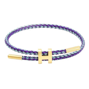 Planet Gates 1 Multicolor Bracelet Fashion No Fade Waterproof Wire Rope Stainless Steel DIY Handwoven Bracelet Couple