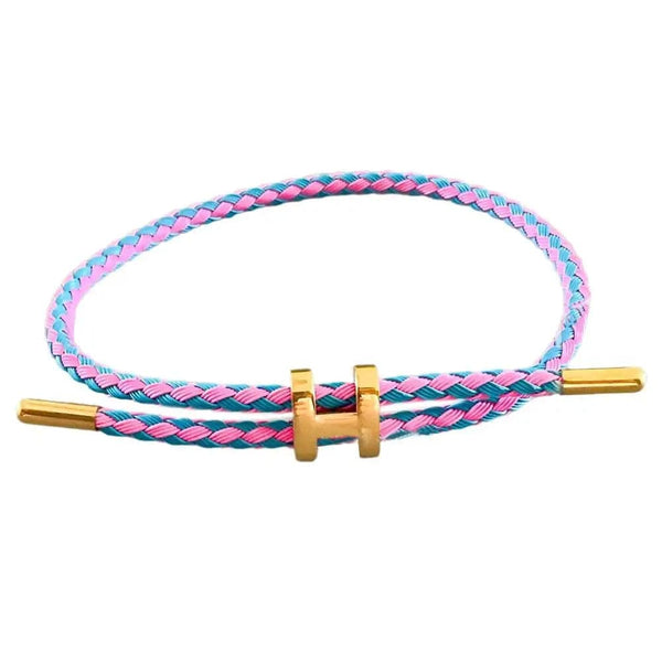 Planet Gates 1 Multicolor Bracelet Fashion No Fade Waterproof Wire Rope Stainless Steel DIY Handwoven Bracelet Couple