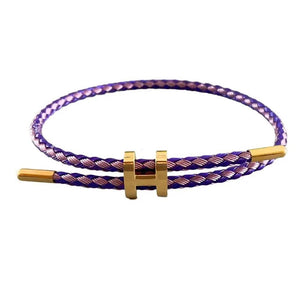 Planet Gates 1 Multicolor Bracelet Fashion No Fade Waterproof Wire Rope Stainless Steel DIY Handwoven Bracelet Couple