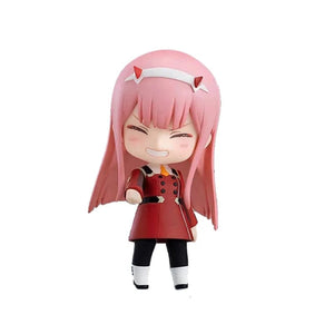 Planet Gates 1 / No box 10CM Amine Figure  Darling in the FRANXX Q Version Uniform Combat Uniform Dolls Toy Gift Collect Boxed Ornaments PVC Material