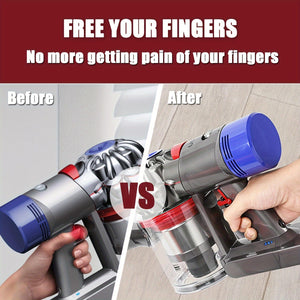 Planet Gates 1 Pack 1pc, Power Button On/Off Control Clamp Compatible With Dyson Absolute/Motorhead V6 V8 V7 V10 V11 V15 Series Vacuum Cleaner, Dyson Trigger Lock, Free Your Gripping Fingers