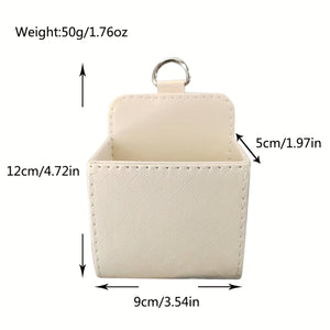 Planet Gates 1 Pack Air Vent Storage Bag, Car Accessories Car Leather Multi-functional Storage Box Air Vent Phone Holder Organizer Bag