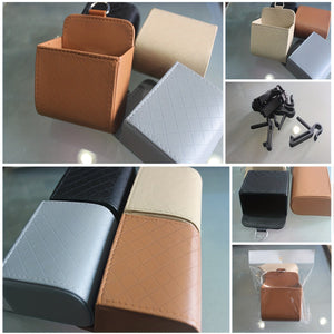 Planet Gates 1 Pack Air Vent Storage Bag, Car Accessories Car Leather Multi-functional Storage Box Air Vent Phone Holder Organizer Bag
