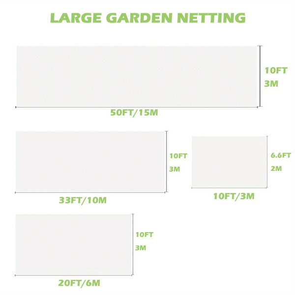 Planet Gates 1 Pack, Garden Netting Ultra Fine Mesh Netting For Pest Barrier Bird Netting Mosquito Net Row Cover Raised Bed To Protect Your Patio Vegetables Plants Fruits And Flowers