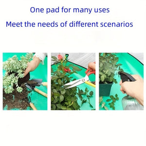 Planet Gates 1 Pack, Gardening Floor Mat, Waterproof Thickened Soil Changing Mat, Planting Flower Succulent Tool, Flower Changing Pot Mat, Garden Tools Supplies