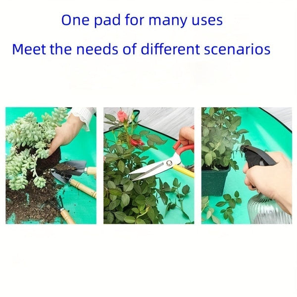 Planet Gates 1 Pack, Gardening Floor Mat, Waterproof Thickened Soil Changing Mat, Planting Flower Succulent Tool, Flower Changing Pot Mat, Garden Tools Supplies