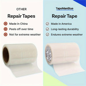 Planet Gates 1 Pack, Greenhouse Repair Tape, Greenhouse Tape Clear Greenhouse Film Repair Tape, Waterproof And UV Resistant Plastic Sheeting Tapes For Greenhouse