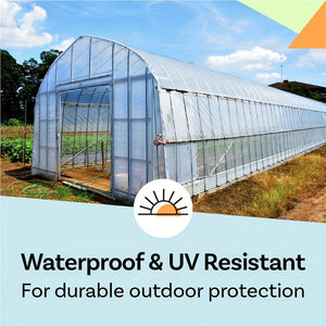 Planet Gates 1 Pack, Greenhouse Repair Tape, Greenhouse Tape Clear Greenhouse Film Repair Tape, Waterproof And UV Resistant Plastic Sheeting Tapes For Greenhouse