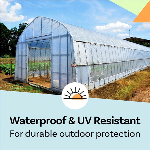 Planet Gates 1 Pack, Greenhouse Repair Tape, Greenhouse Tape Clear Greenhouse Film Repair Tape, Waterproof And UV Resistant Plastic Sheeting Tapes For Greenhouse