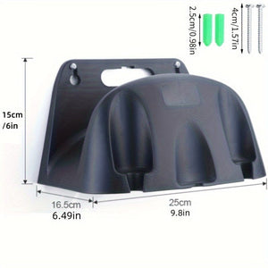 Planet Gates 1 Pack, Hose Holder Heavy Duty Hanger Wall Mount, Hook For Garden Hose/ Expandable/ Hose Reel/ Water/ Pocket/ Flexable/ Magic Hose