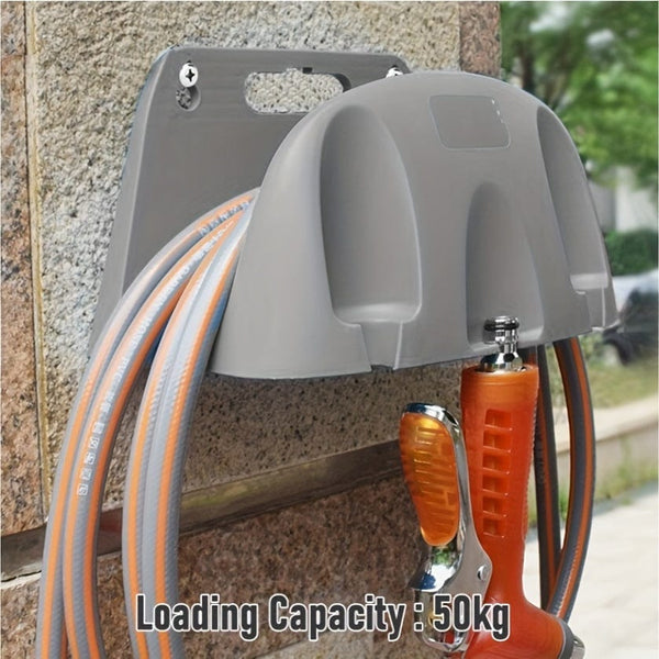 Planet Gates 1 Pack, Hose Holder Heavy Duty Hanger Wall Mount, Hook For Garden Hose/ Expandable/ Hose Reel/ Water/ Pocket/ Flexable/ Magic Hose