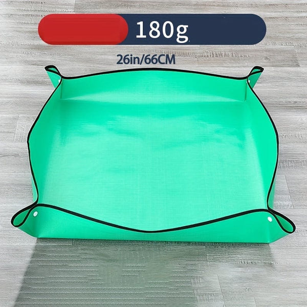 Planet Gates 1 Pack, PE Plant Repotting Mat Waterproof Transplanting Mat Indoor Succulent Potting Mat Portable Gardening Mat