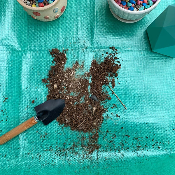 Planet Gates 1 Pack, Potting Mat, Repotting Mat, Replanting Mat, Plant Repotting Mat Waterproof Transplanting Mat Indoor Succulent Potting Mat Portable Gardening Soil Changing And Watering Mat Square And Foldable